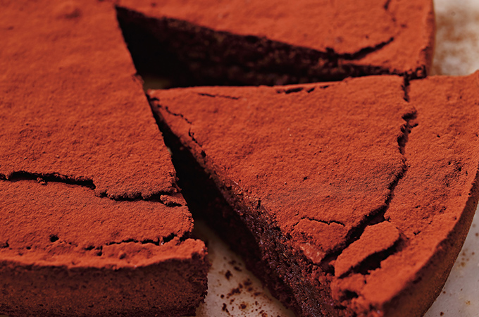 Gâteau au chocolat et aux amandes (Torta caprese)