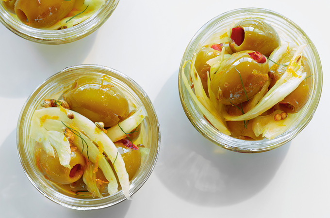 Olives with Orange and Fennel