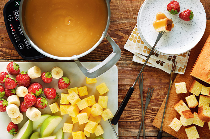 Maple and Ginger Fondue