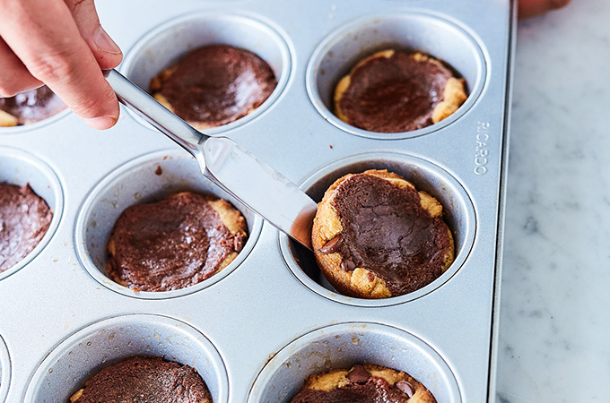 Biscuits-brownies (brookies)