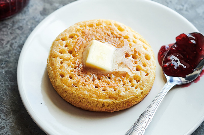 Crumpet au levain