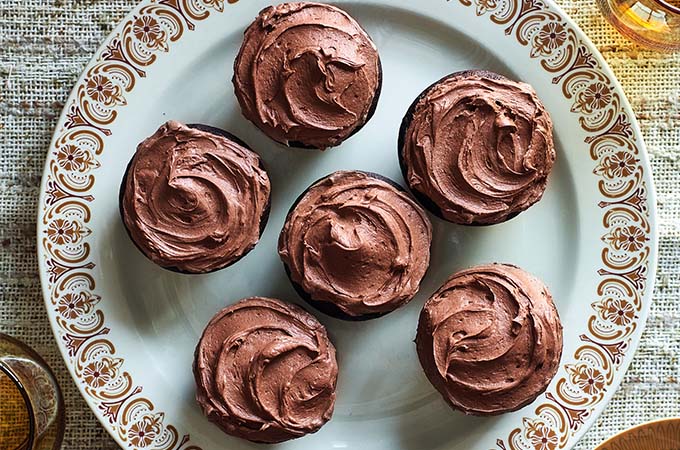 Chocolate Mayonnaise Cupcakes