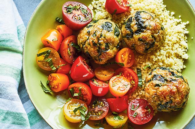 Turkey and Spinach Meatballs