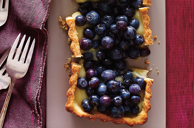 Lemon Blueberry Tart