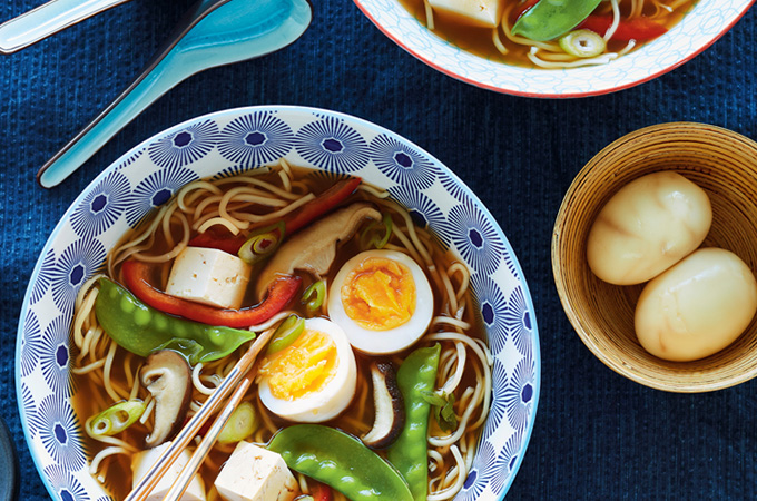 Soupe ramen au tofu