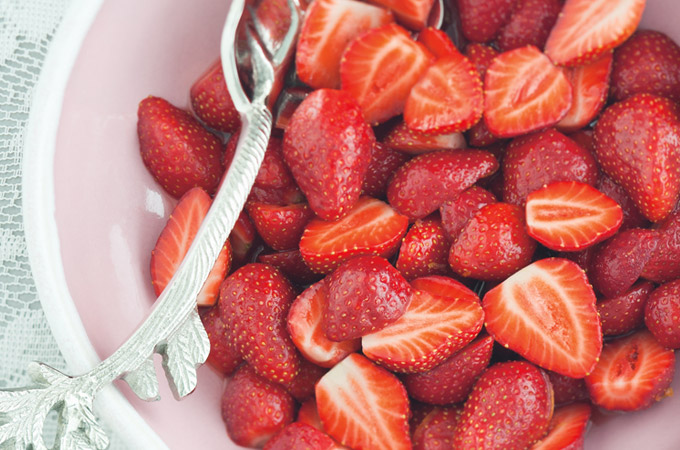 Confiture de fraises express au sirop d'érable