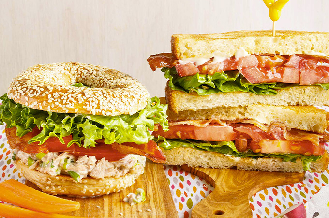 Sandwich BLT (Bacon-Laitue-Tomate)
