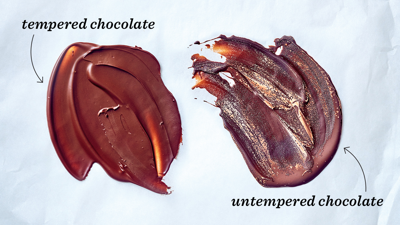 how to temper chocolate (microwave, double boiler, sous vide!)