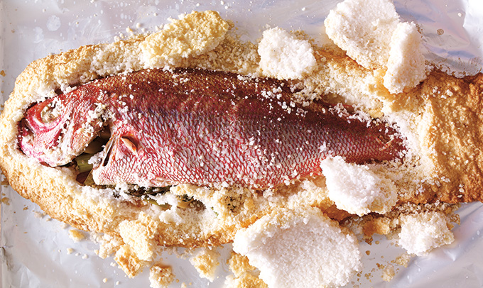 Salt-Crusted Fish