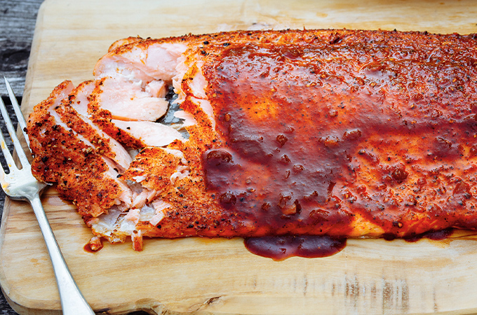 Whole Grilled Salmon Fillet