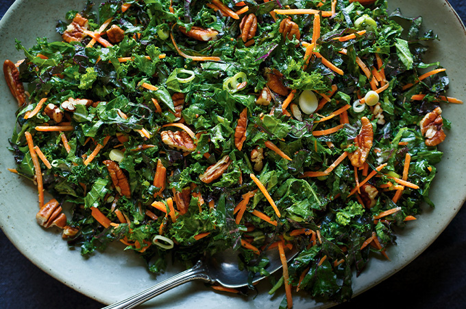 Salade de kale (façon salade de chou)