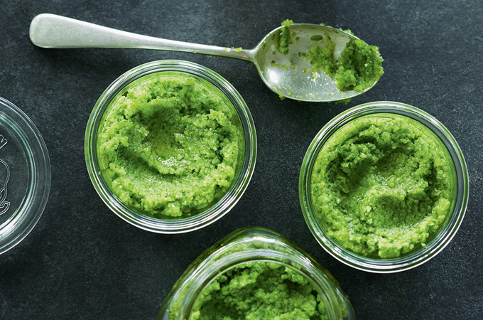 Garlic Scape Pesto