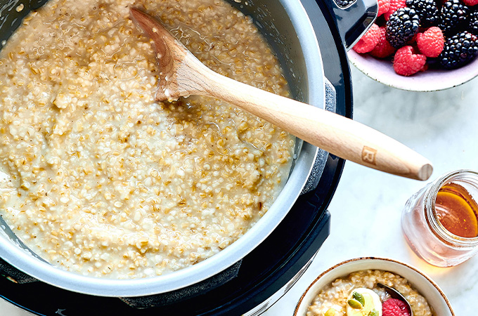 Pressure Cooker Irish Oatmeal