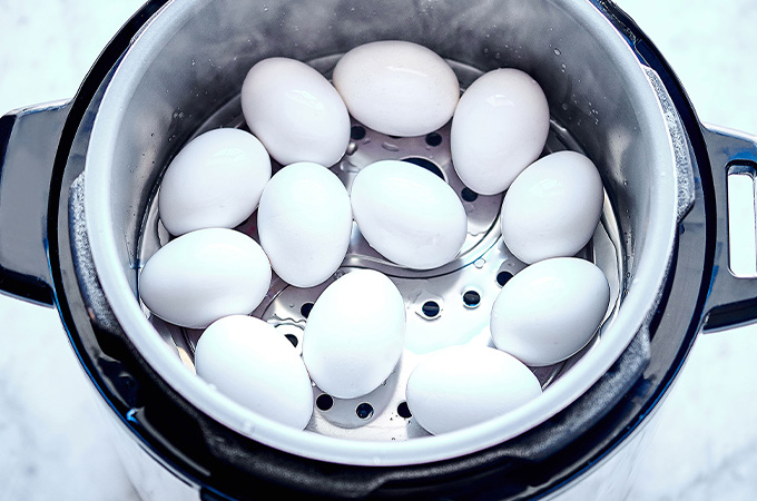 Pressure Cooker Hard-Boiled Eggs