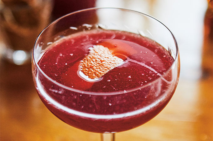 Pomegranate and Blood Orange Cocktail