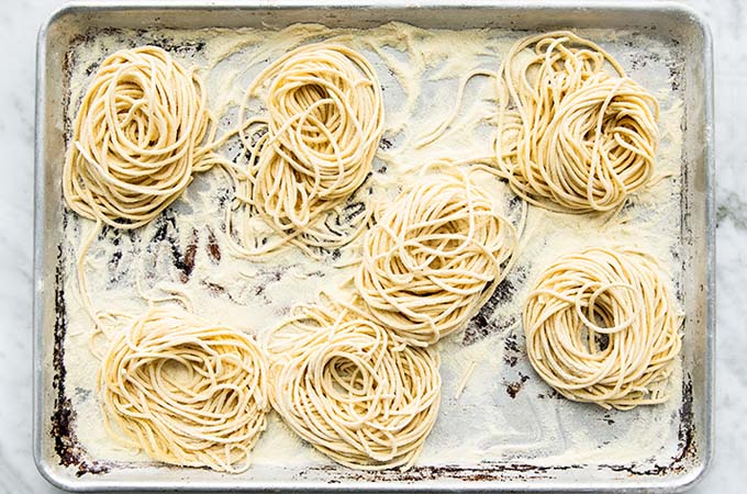 Fresh Wheat Semolina Spaghettoni
