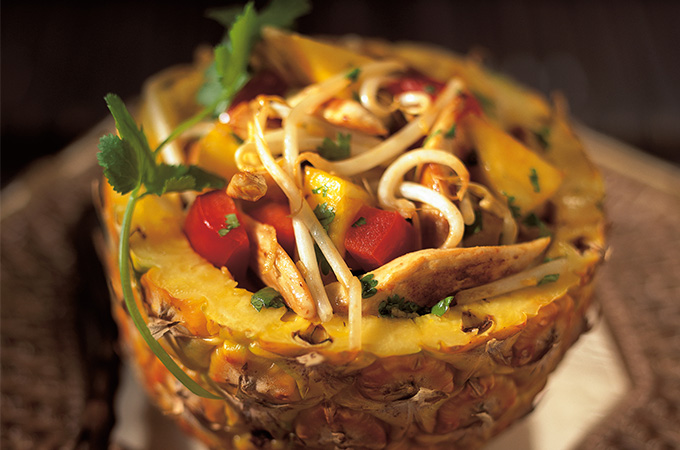 Tropical Chicken and Pineapple Salad