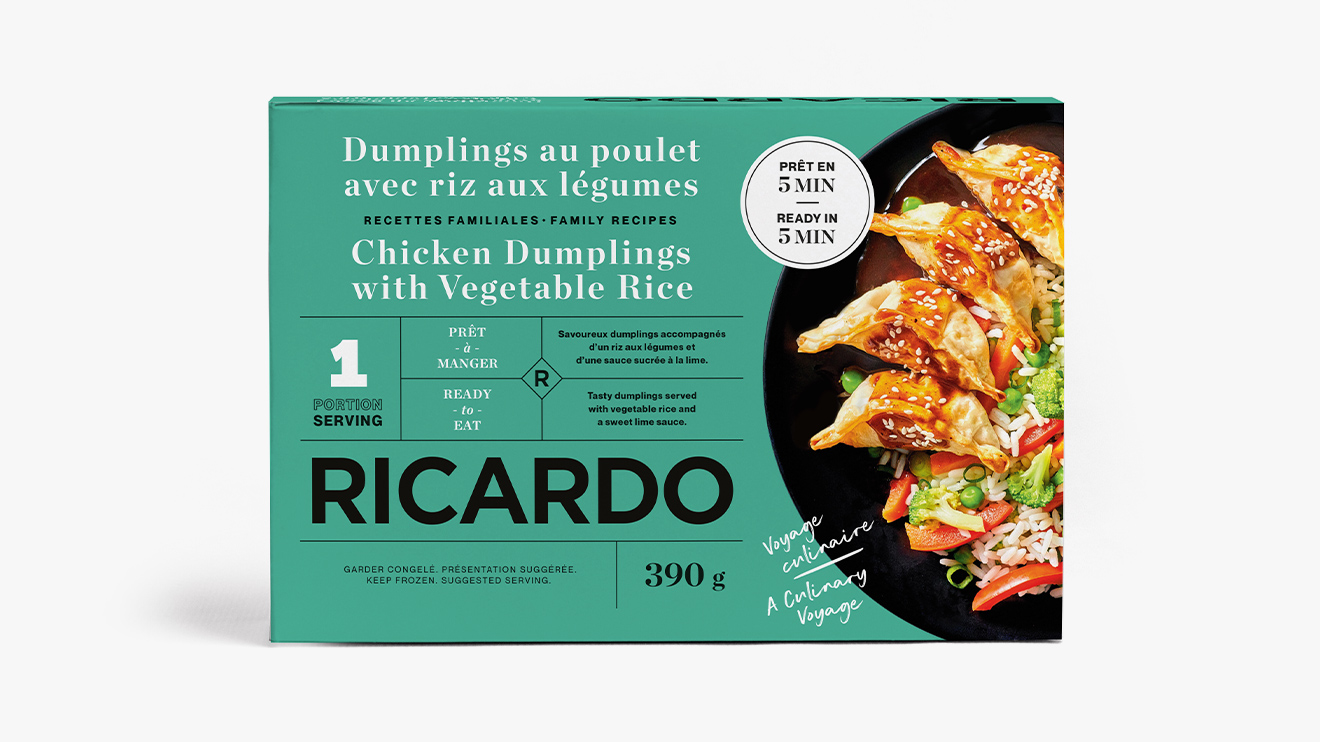 Chicken Dumplings with Vegetable Rice / 390 g