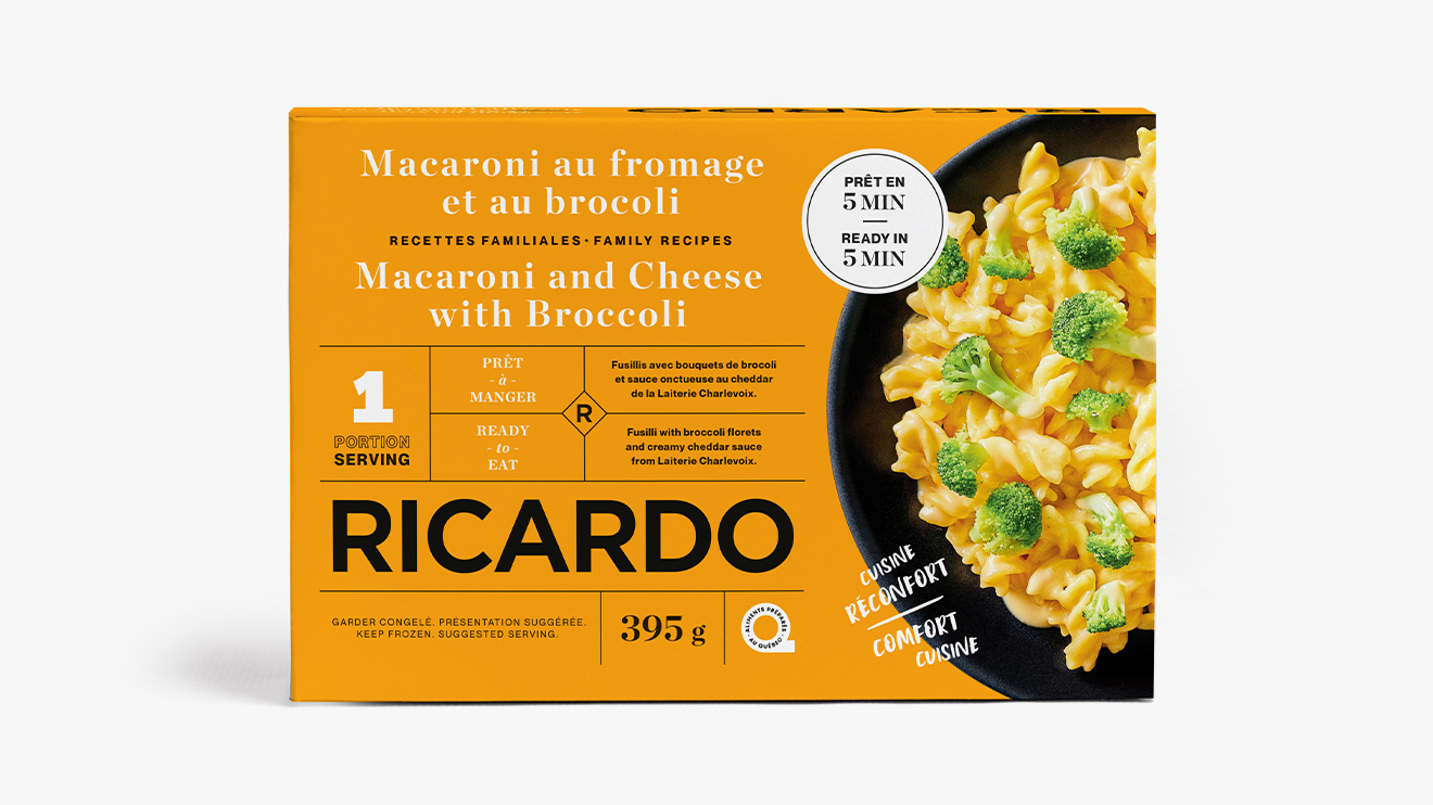 Macaroni au fromage et au brocoli / 395 g