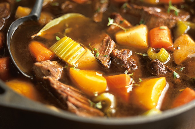 Mijoté de bœuf à la citrouille et aux légumes