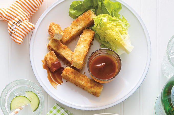 Crispy Tofu with Barbecue Sauce
