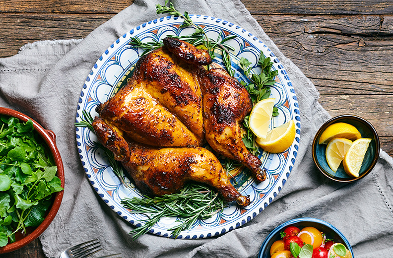 Greek Butterflied Chicken