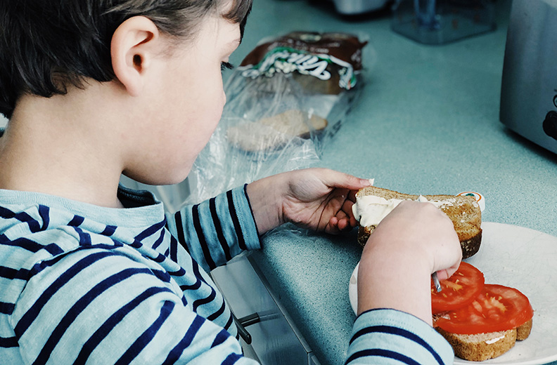 sandwich-making