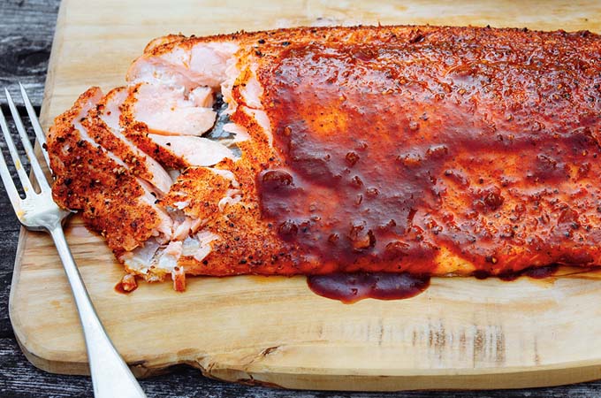 Whole Grilled Salmon Fillet