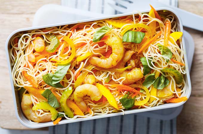 Cold Vermicelli with Shrimp